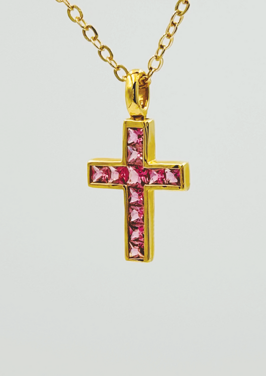 Kross Collection - GOLD PINK TOURMALINE